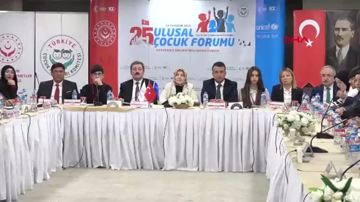 SAMSUN Bakan Yardımcısı Yenigün: Çocuk haklarını kabul etmiş ülkeler, acımasız savaş suçlarına sessiz